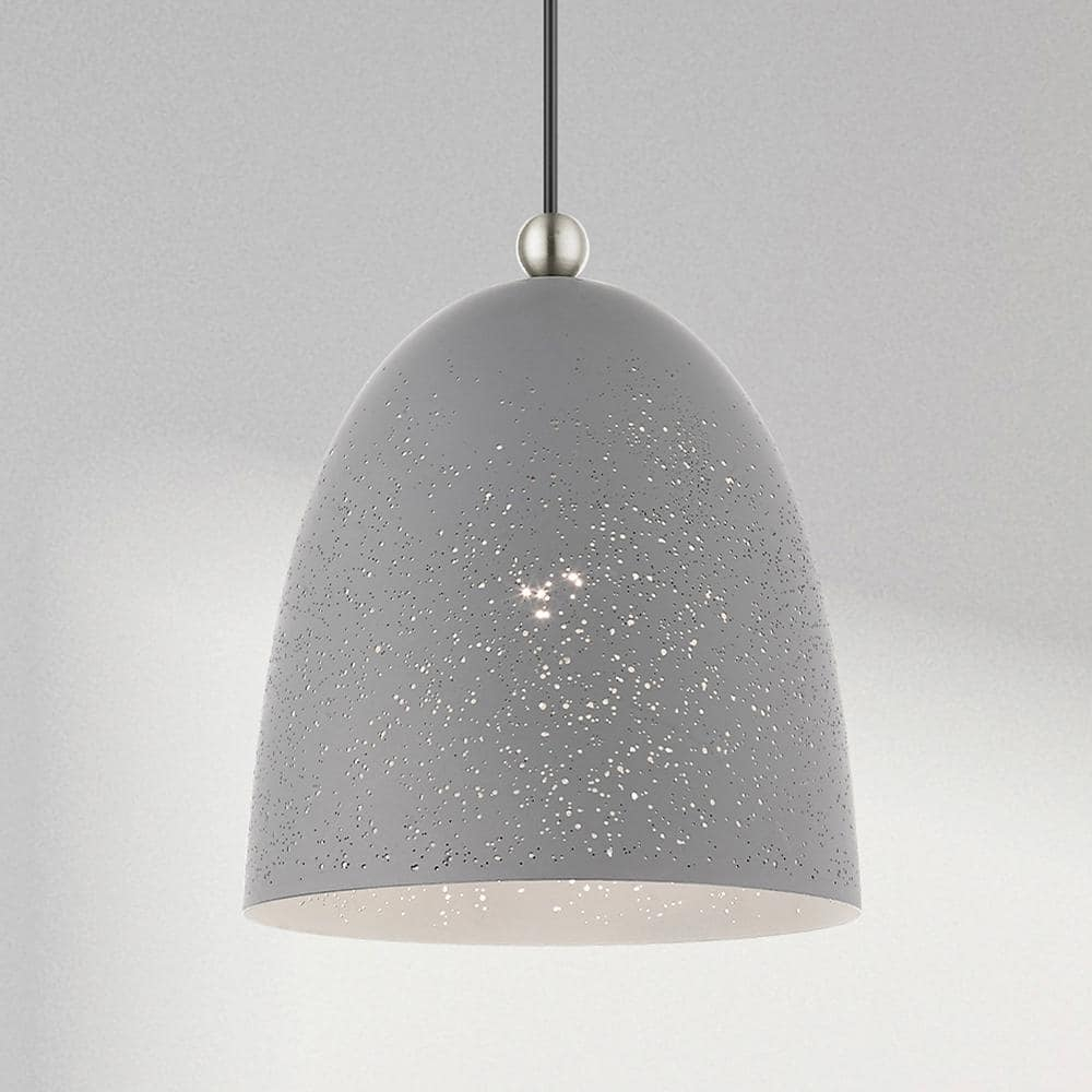 Livex Lighting Arlington 1 - Light Pendant in  Nordic Gray