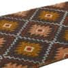 Main + Mesa Natural Coir Doormat with Geometric Print, Multi-color