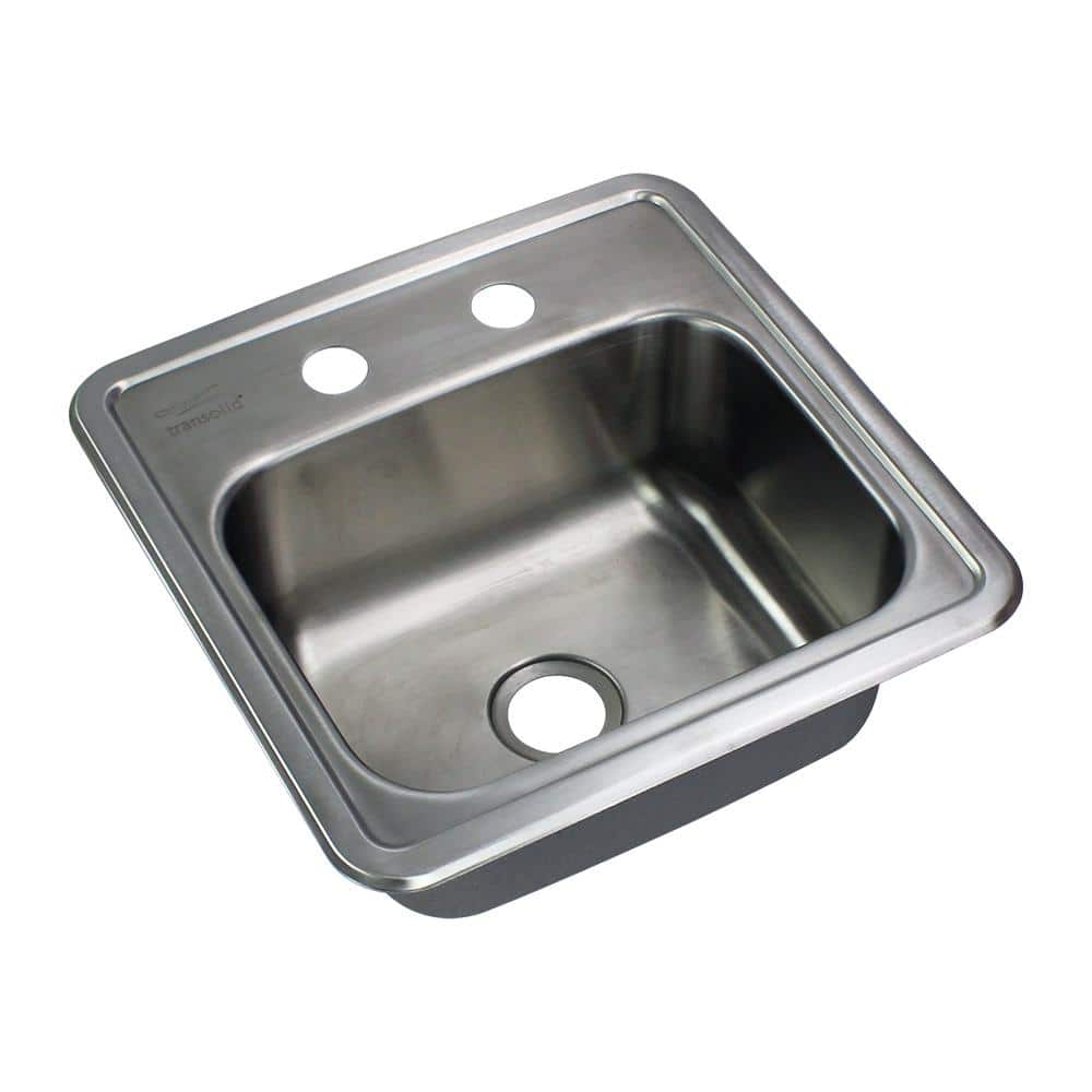 15'' L Drop-In Single Bowl Stainless Steel Kitchen Sink
