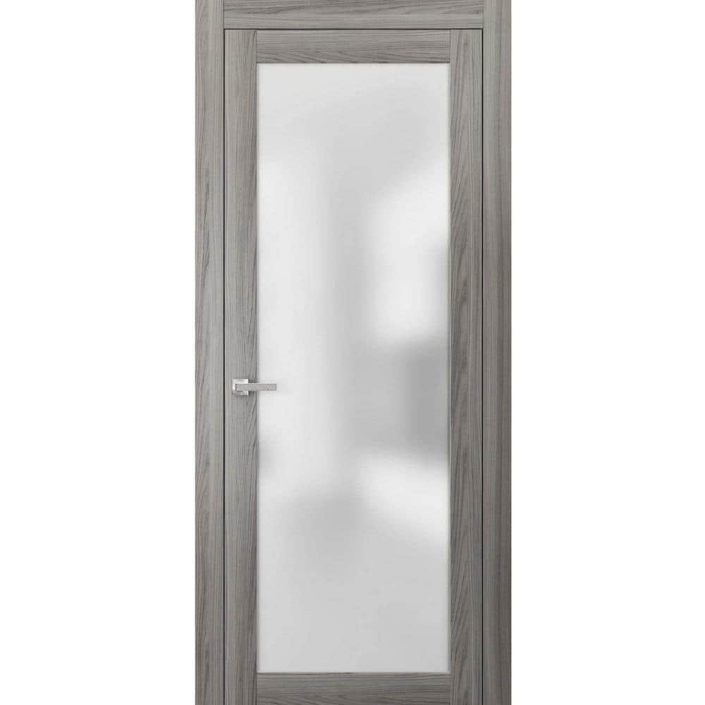 Pre-hung Opaque Glass Door 36 x 80