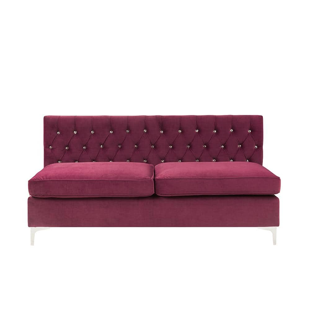 ACME Jaszira Armless Modular Sofa in Burgundy