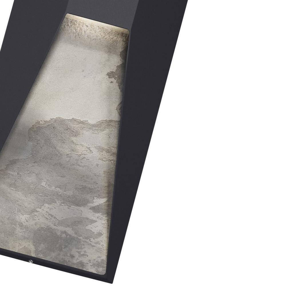 Twilight Black Aluminum Outdoor LED Wall Sconce