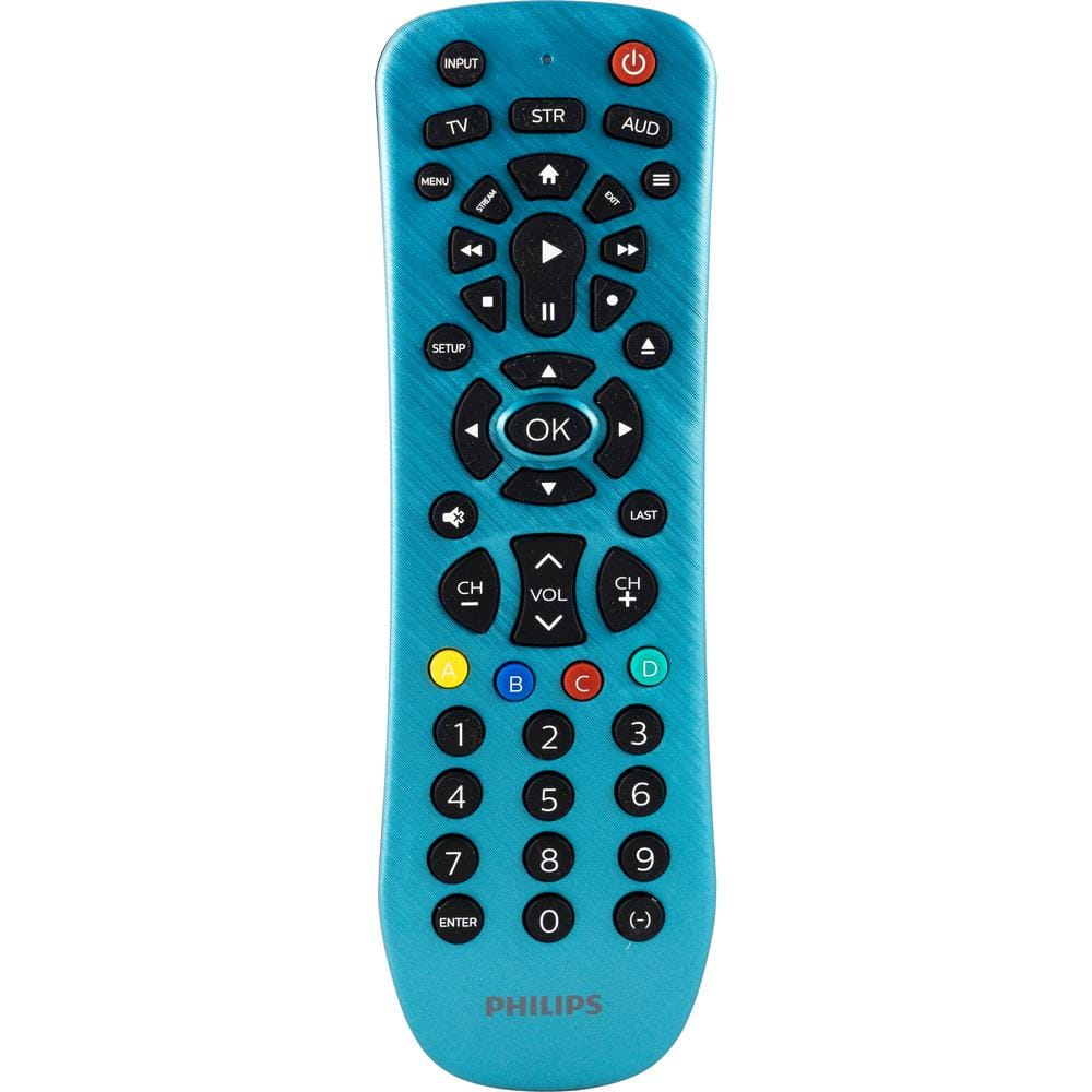 Philips 3-Device Universal Remote Control, Brushed Electric Blue, SRP3249B/27