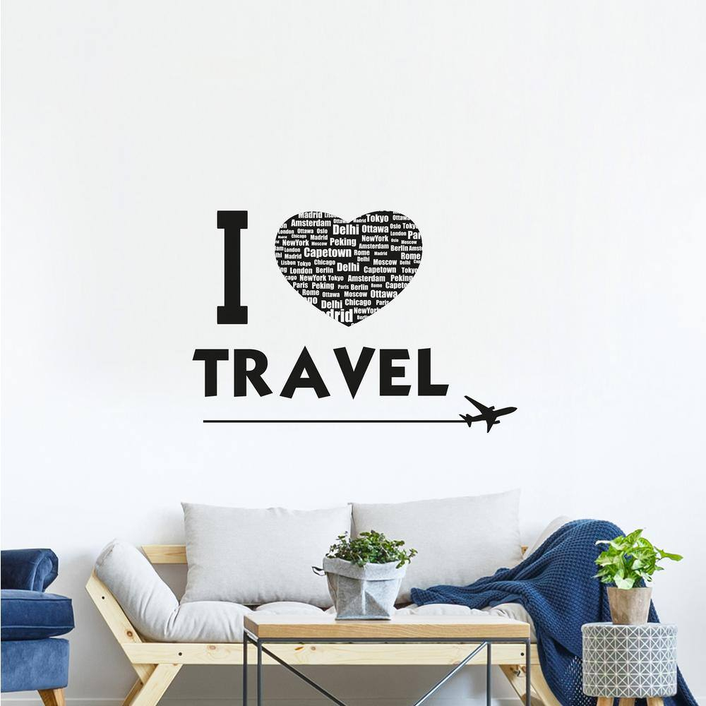 Home Decor Line Travel Wall Quote