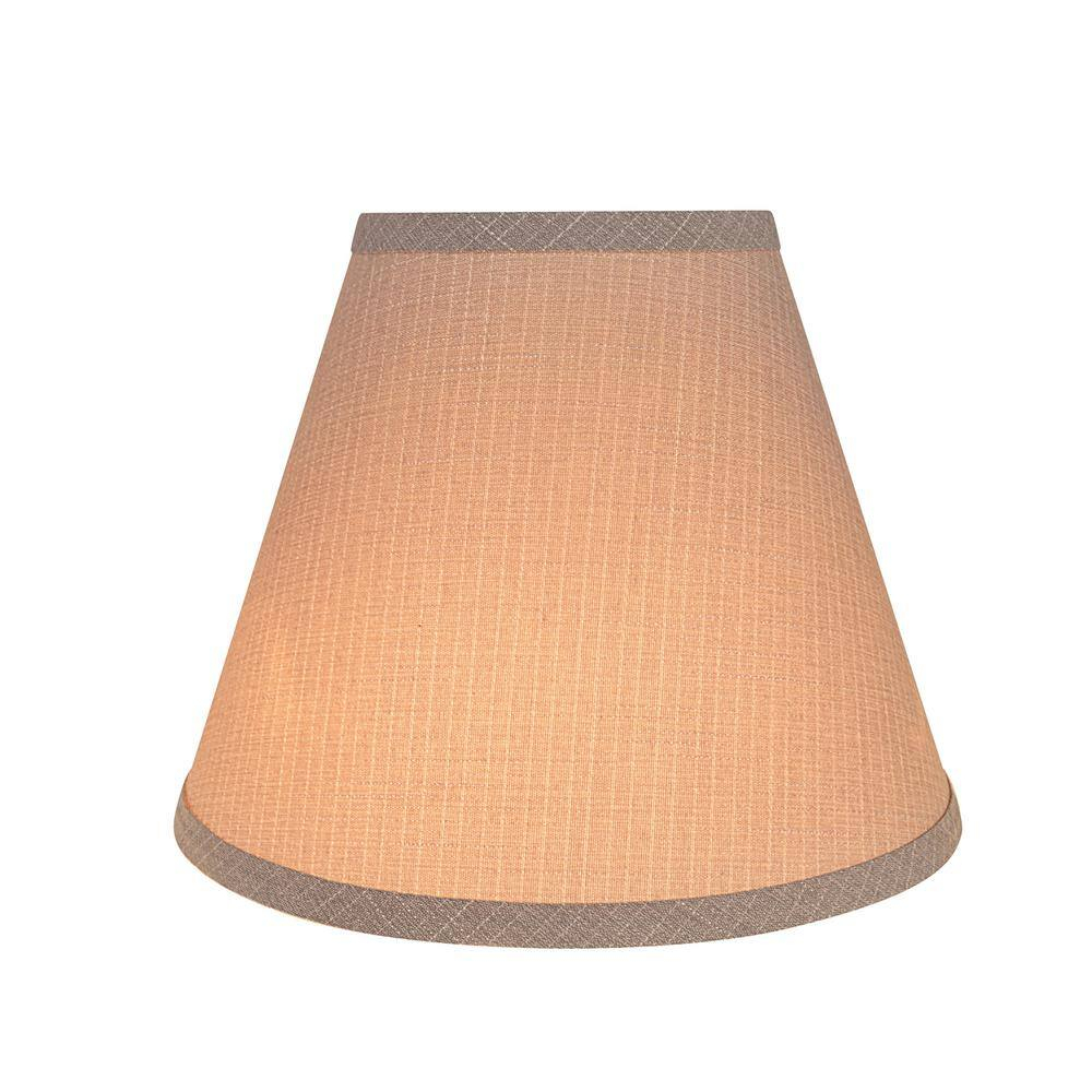 Aspen Creative 59104 Transitional Hardback Empire Shape UNO Construction Lamp Shade in Grey, 10" Wide (5" x 10" x 8")