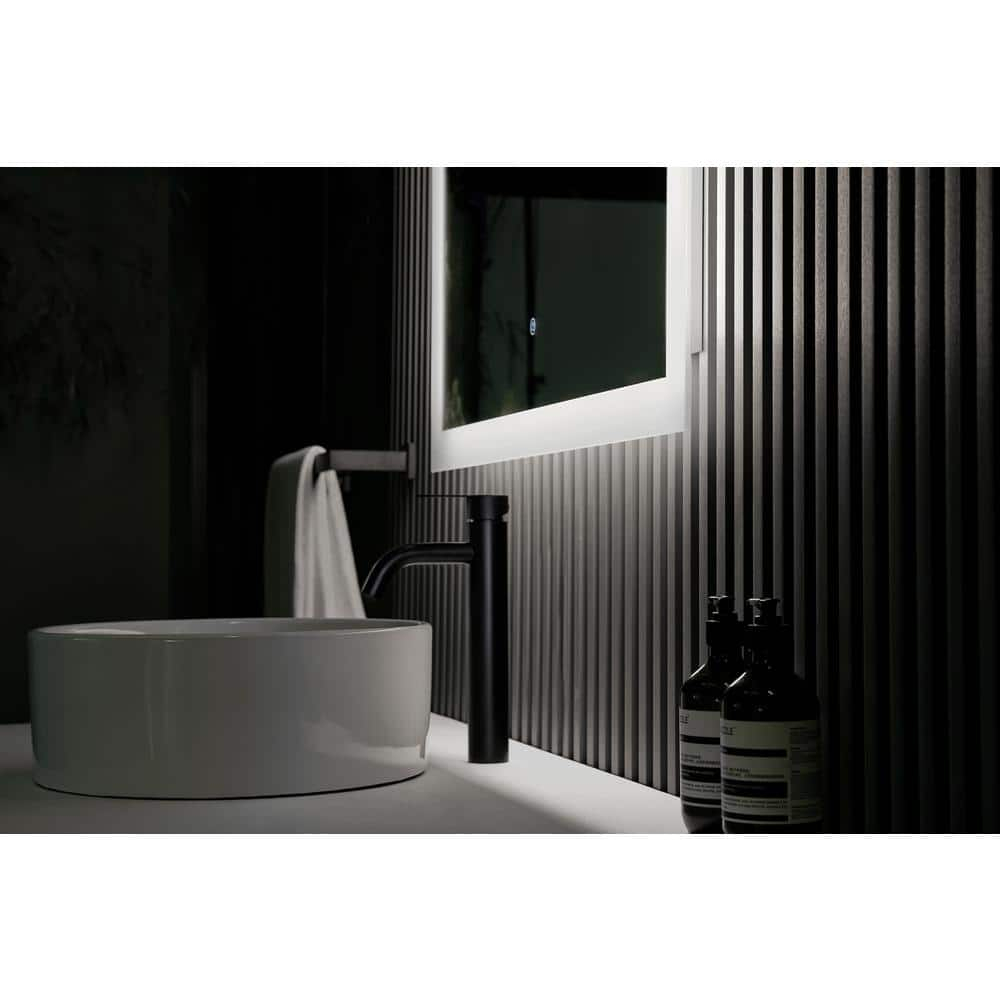 Mars 30" Silver LED Frameless Rectangular Vanity Bathroom Mirror