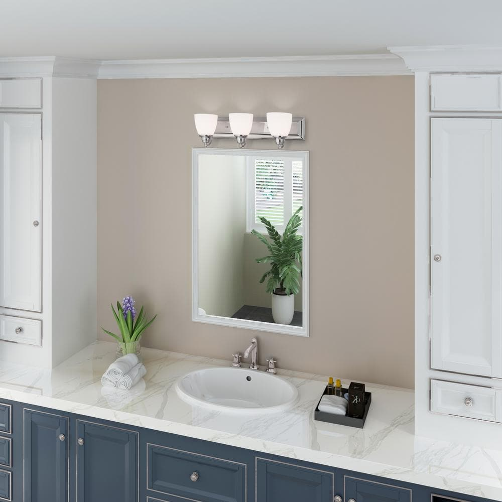Livex Lighting Springfield 3 - Light Vanity in  Polished Chrome