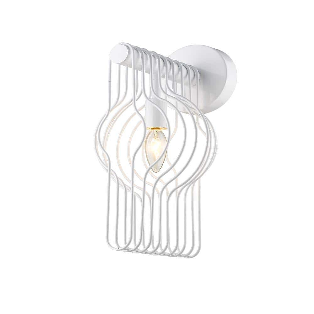 Z-Lite Contour 1 - Light Wall Light in  White