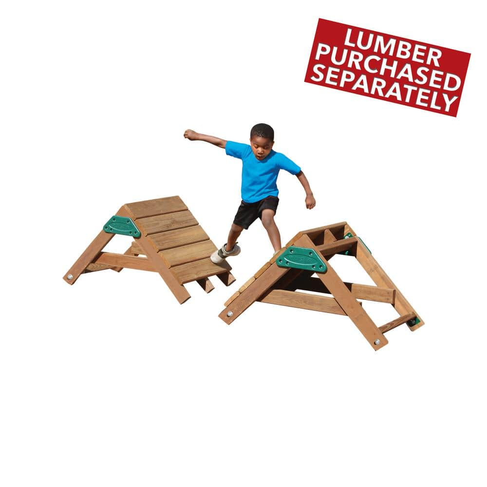 PlayStar Ninja Power Parkour Runner Obstacle 2 - 10 years Swing Set Accessories