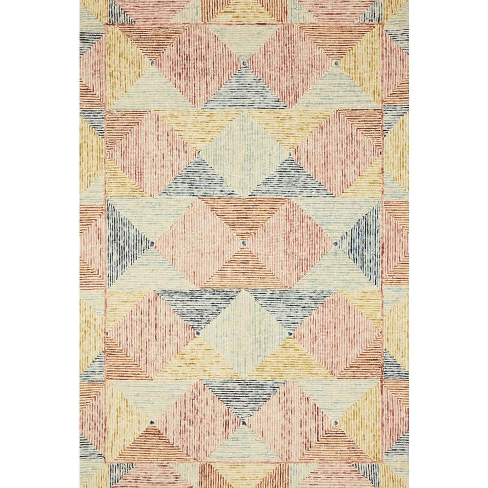 Loloi II Spectrum Geometric Ivory / Multi Area Rug