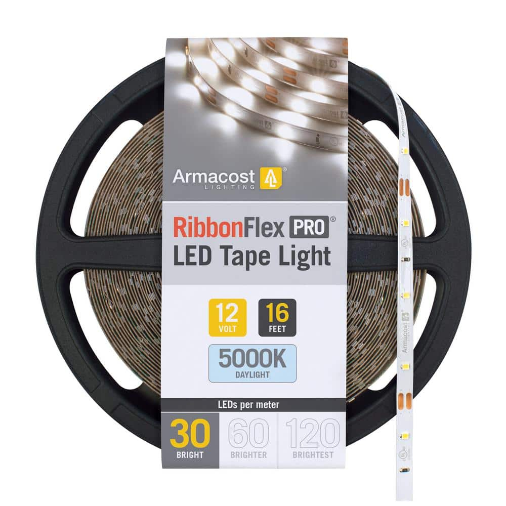 RibbonFlex Pro, 12V, 5000K, 30LEDs/M, IP20, 5M Under Cabinet Strip Light