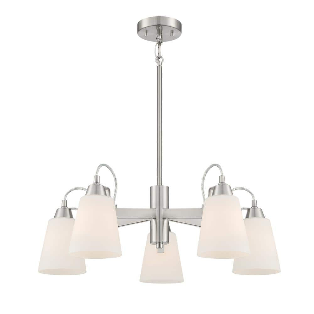 Minka Lavery Beckonridge Coal With Clear Chandelier