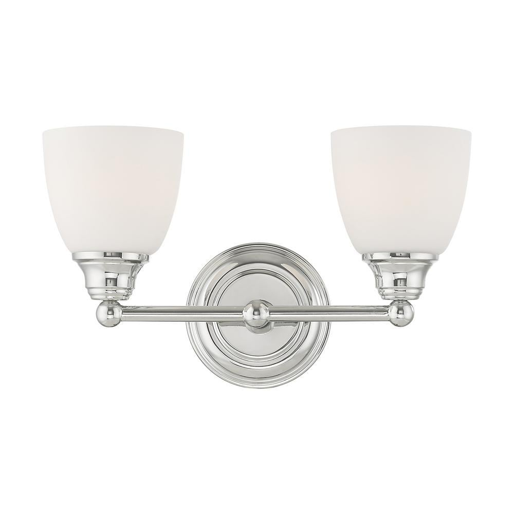 Livex Lighting Somerville 2 - Light Vanity in  Polished Chrome