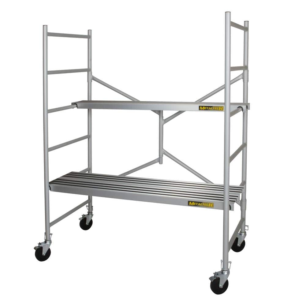 METALTECH Scaffold,4-45/64 ft.L,Aluminum,700 lb. I-CAIRC
