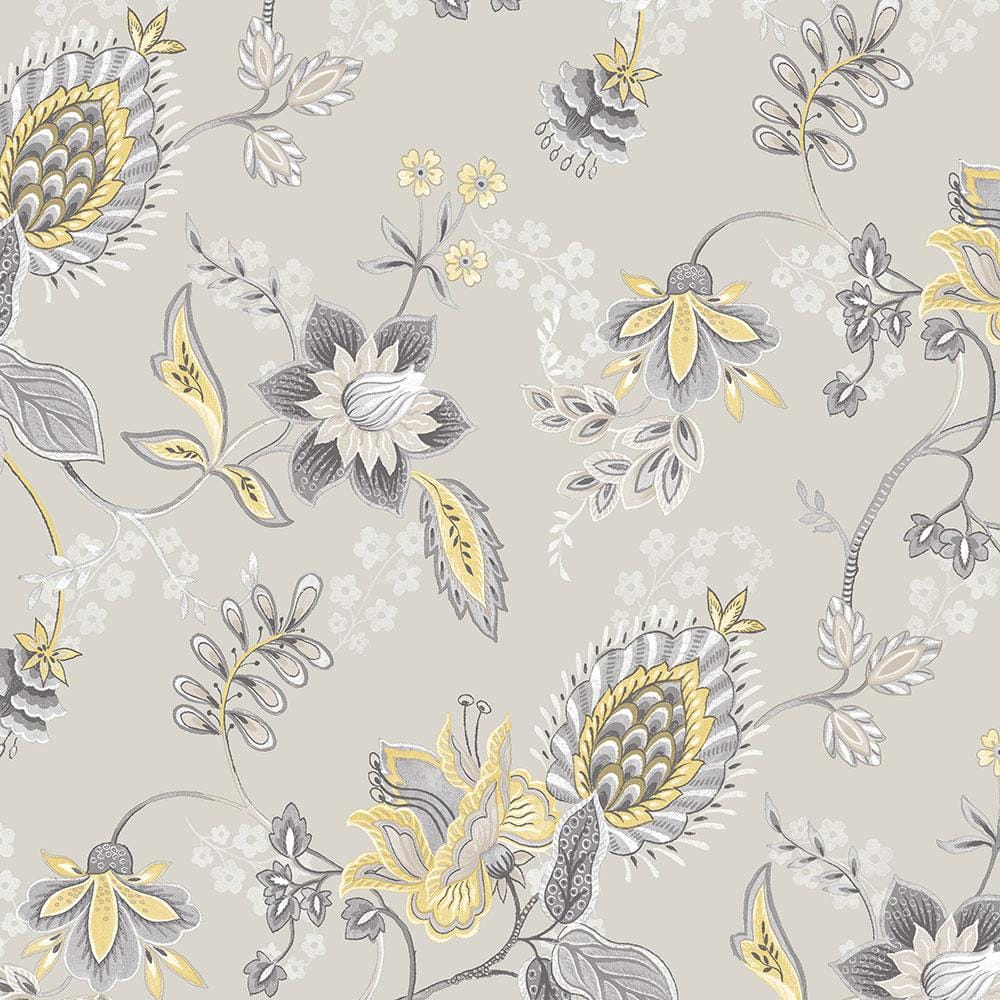 PATTON Jacobean Floral Wallpaper