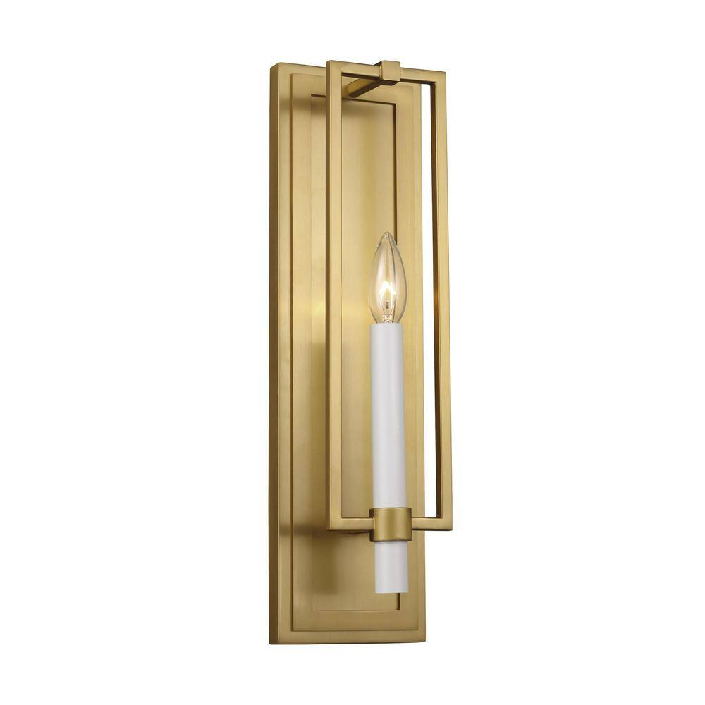 Marston Burnished Brass 18" Direct Wired Wall Sconce