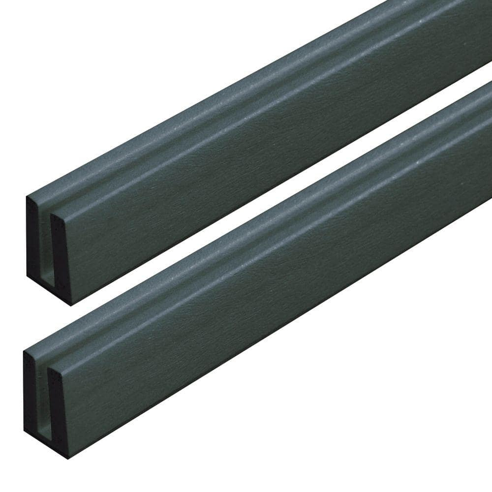 Barrette Outdoor Living 48" H x 1.18" W Vinyl Lattice Cap (2-Pack) (Set of 2)