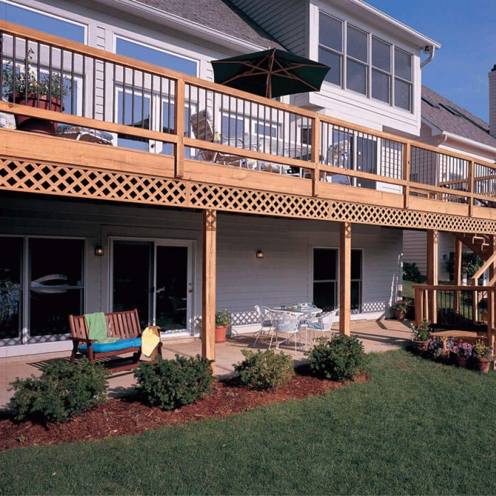 Barrette Outdoor Living 48" H x 2.15" W Vinyl Lattice Divider (2-Pack) (Set of 2)