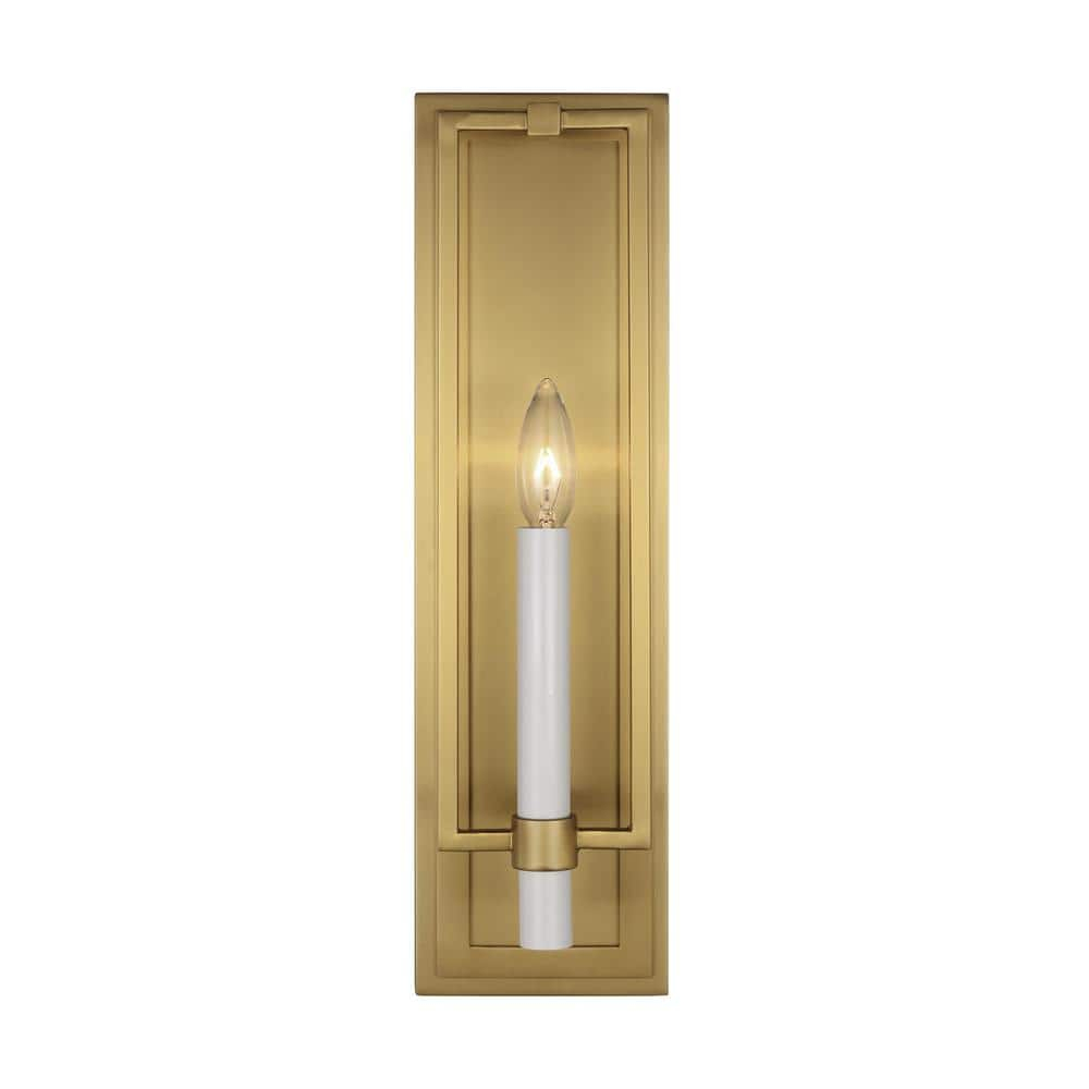 Marston Burnished Brass 18" Direct Wired Wall Sconce
