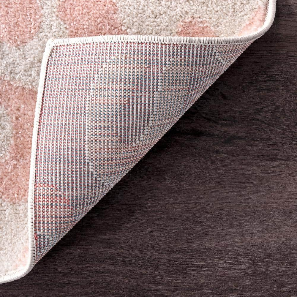 nuLOOM Annette Modern Leopard Print Area Rug, 4' x 6', Baby Pink