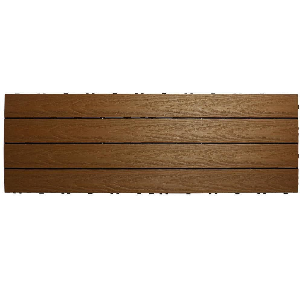 NewTechWood UltraShield Naturale 36" x 12" Composite Interlocking Deck Plank