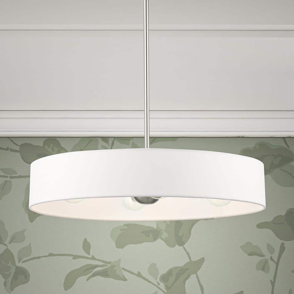 Livex Lighting Venlo 4 - Light Pendant in  Brushed Nickel