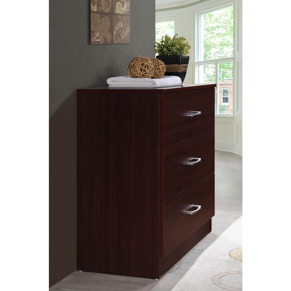 3 Mahogany Chest Of Drawers