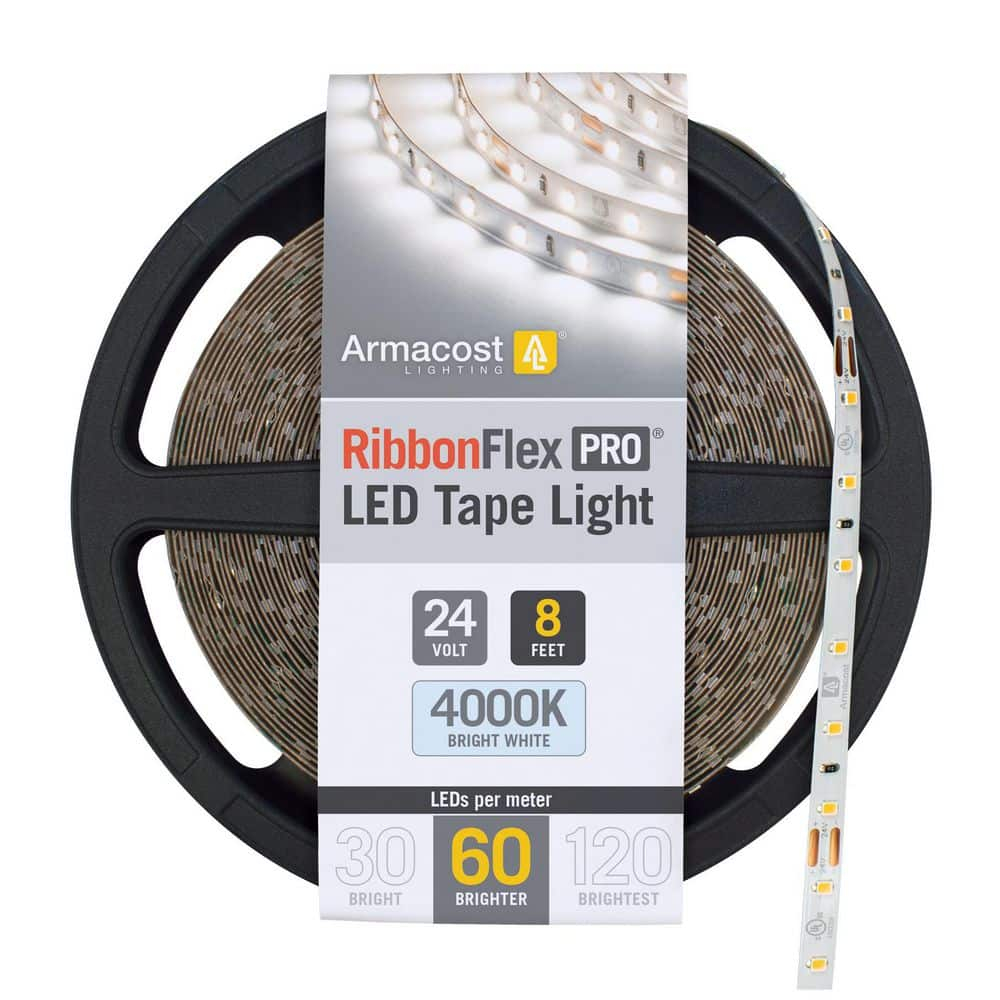 RibbonFlex Pro, 24V, 4000K, 60LEDs/M, IP20, 2.5M Under Cabinet Strip Light