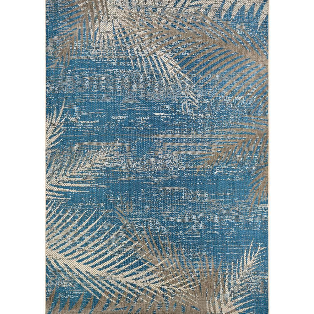 Couristan Monaco Tropical Palms Indoor/Outdoor Area Rug