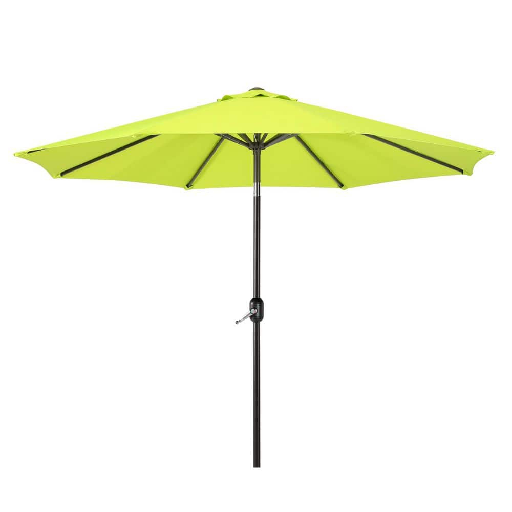 Westin Outdoor 9 Ft Patio Market Umbrella with Tilt & Crank, Lime Green
