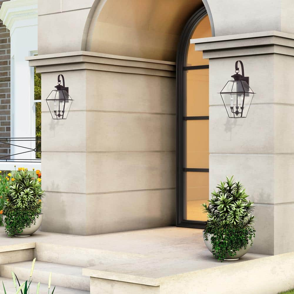 Livex Lighting Westover 3 - Light Wall Light in  Bronze