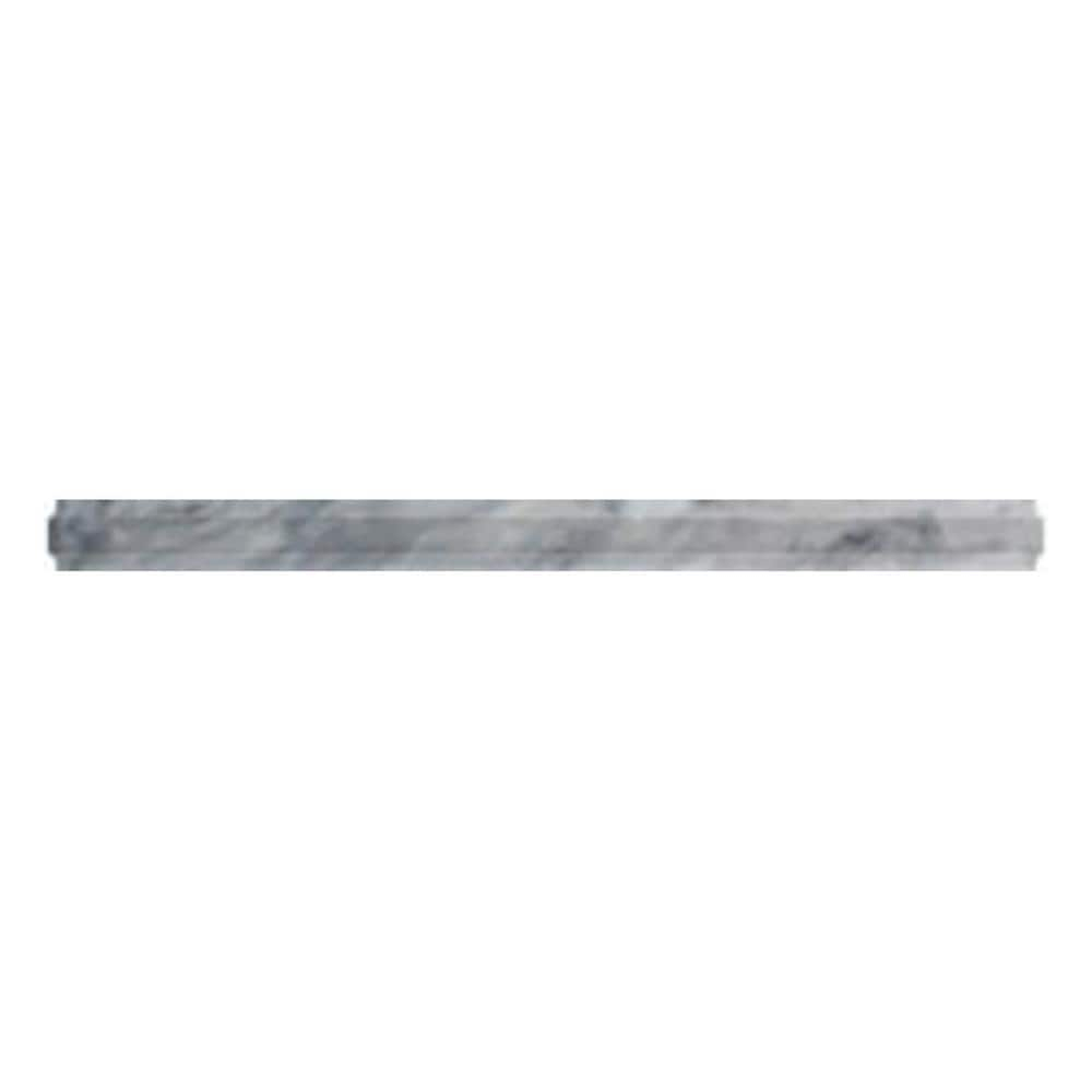 Apollo Tile  10 pack 0.8-in W x 12-in L Marble Polished Baseboard Tile Trim (0.5 Sq ft/case)