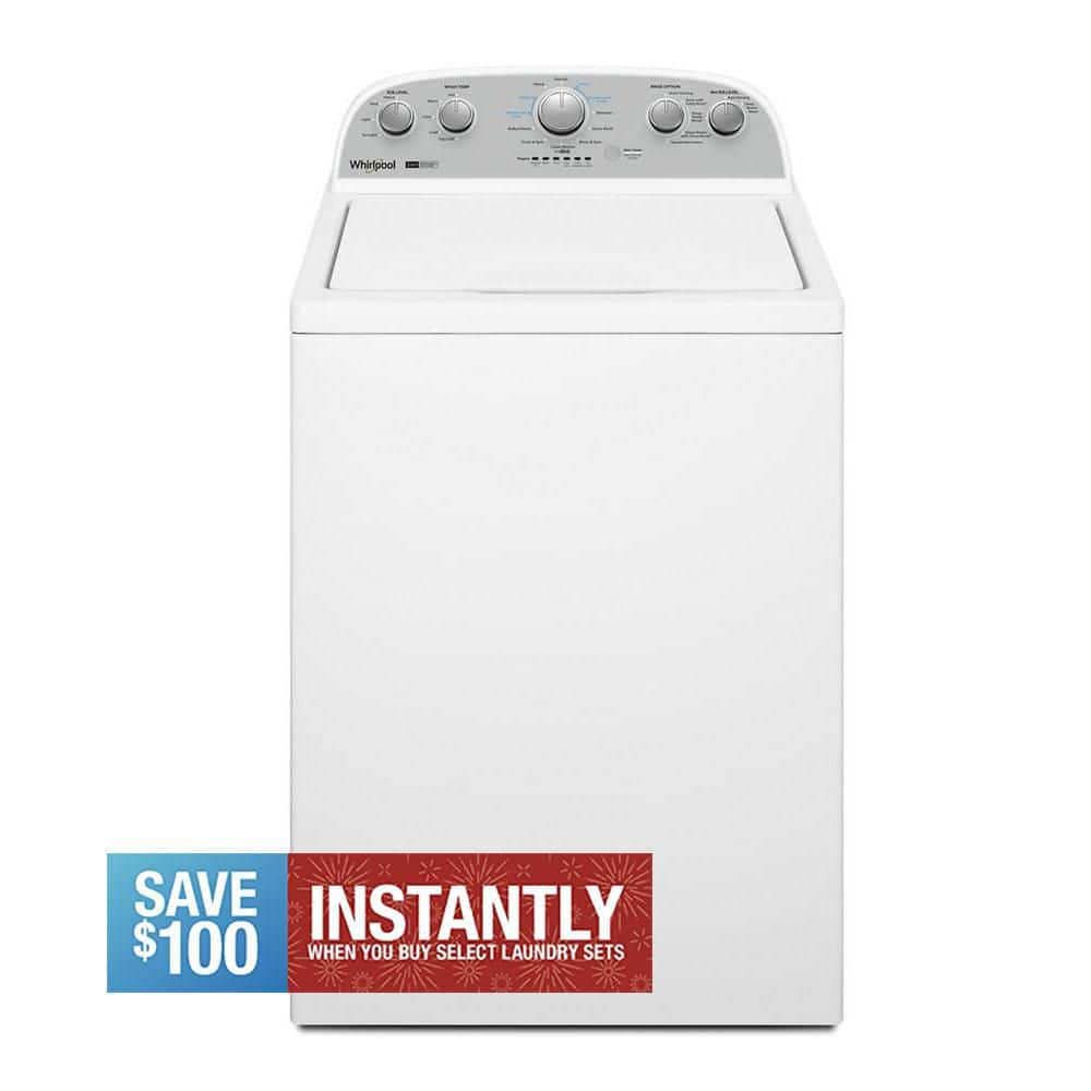 Whirlpool® Brand New WTW4957PW, 3.8-3.9 Cu. Ft. 2 in 1 Top Load Washer with Removable Agitator Capacity 3.8 Cu ft