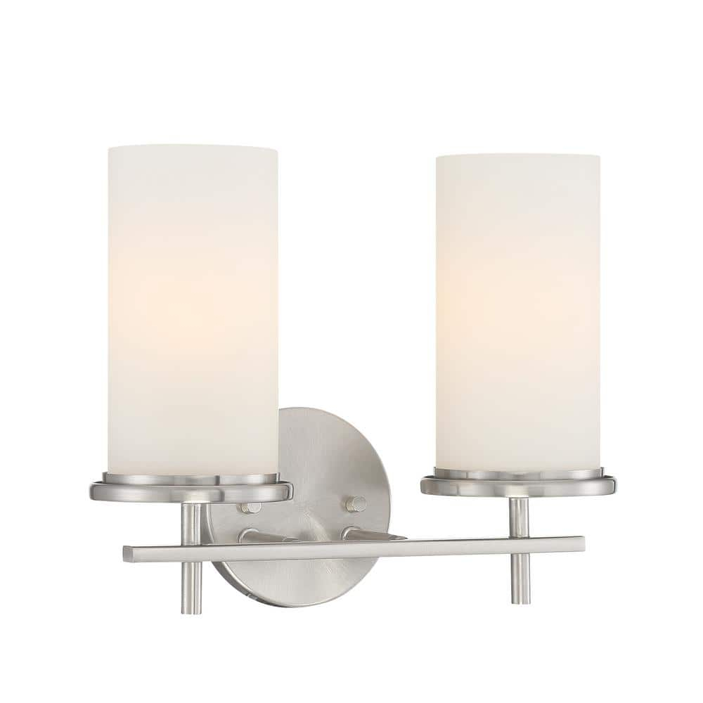 4092-84-Minka Lavery-Haisley - 2 Light Bath Vanity-Brushed Nickel Finish