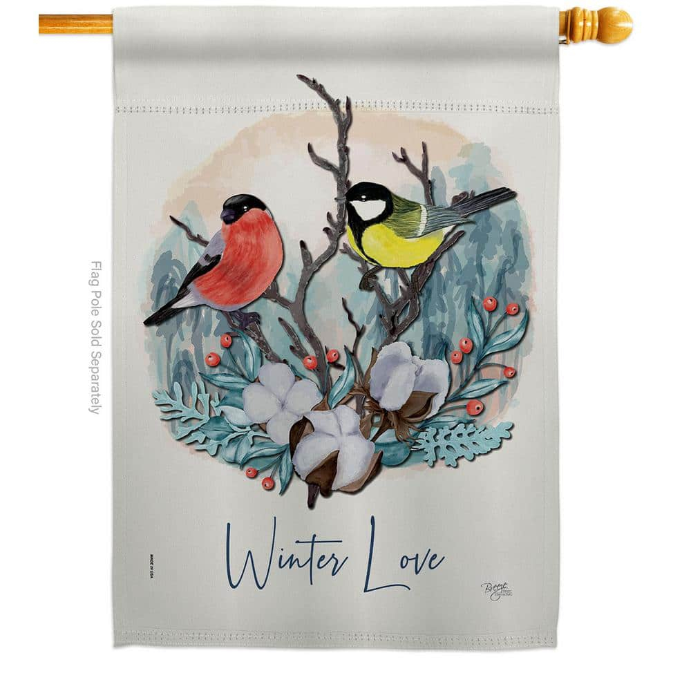 Breeze Decor Double Sided 40'' H x 28'' W Polyester Animal Flag Set