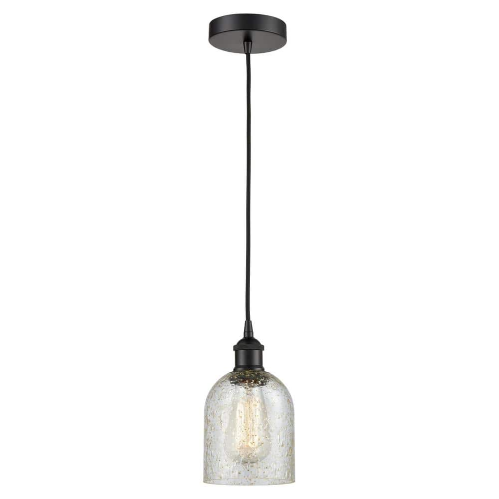 Innovations Lighting Caledonia 1 - Light Pendant in  Matte Black