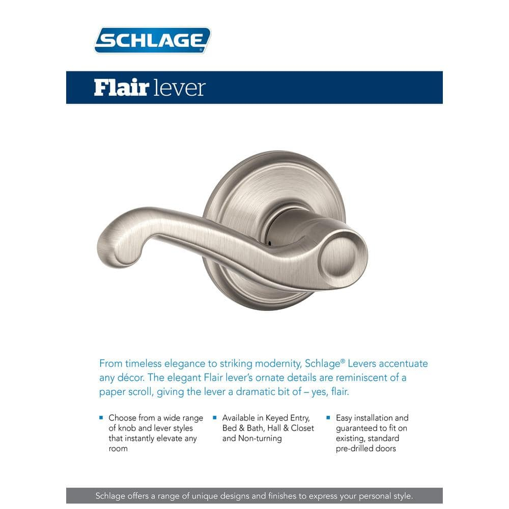 Flair Lever Hall and Closet Lock