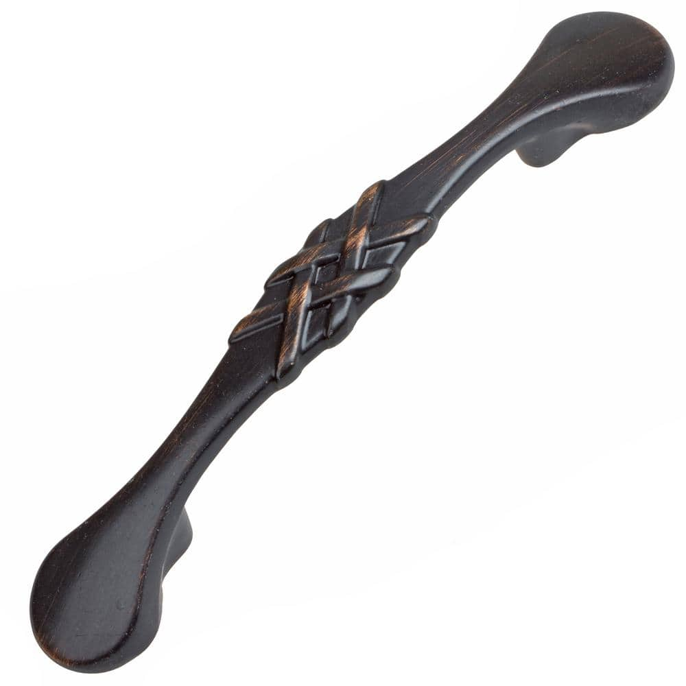 3 in. Center-to-Center Oil Rubbed Bronze Braided Cabinet Pulls (10-Pack)