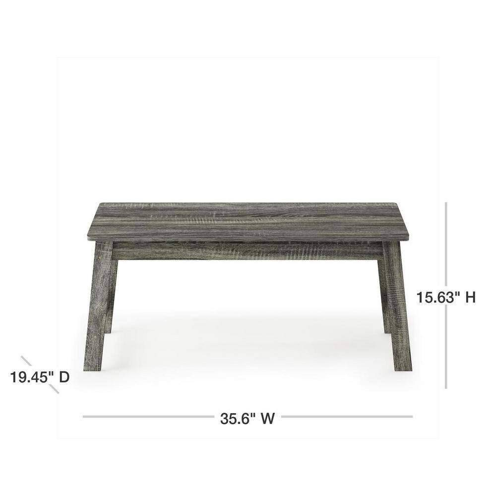 Furinno Beginning Coffee Table, French Oak Grey 18040GYW