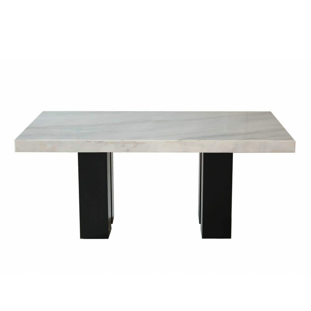 Camila Rectangle Dining Set 7pc - Silver Chairs