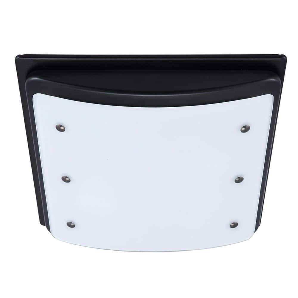 Buckingham 100 CFM 2.0 Sones Decorative Bathroom Ventilation Exhaust Fan with Light & Night-Light