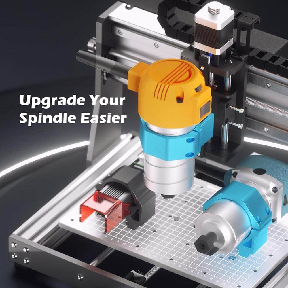 Genmitsu 3020-PRO MAX V2 CNC Router Machine, Upgraded 3 Axis Engraver for Metal, Wood, Acrylic, PCB MDF, New Structure & Offline Controller & 6pcs Limit Switches, Working Area 11.8 x 8.1 x 3.1 inch