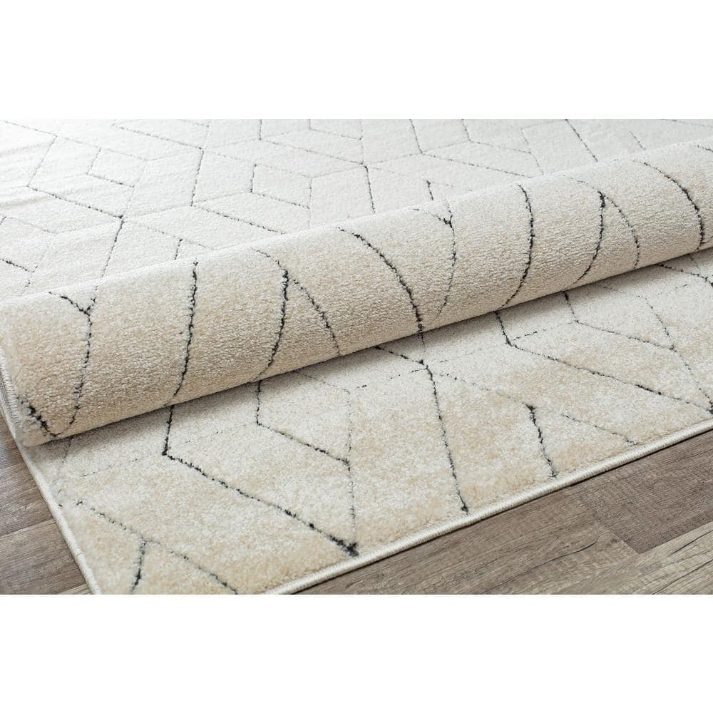 CosmoLiving By Cosmopolitan Chanai CN10A Contemporary Geometric 2'x4' Area Rug