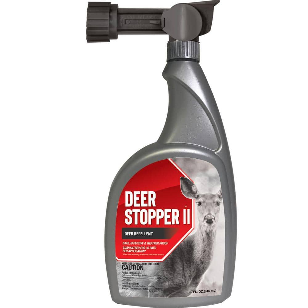Deer Stopper II Animal Repellent, 32oz Ready-to-Spray Hose End