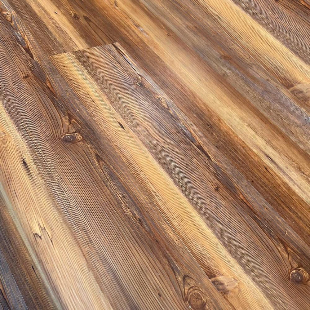 Dekorman Silverlake Golden Moab Pine 7.1 in. W x 48 in. x 5mm/20mil L Click Lock Waterproof Luxury Vinyl Plank Flooring (23.6 sqft/case)