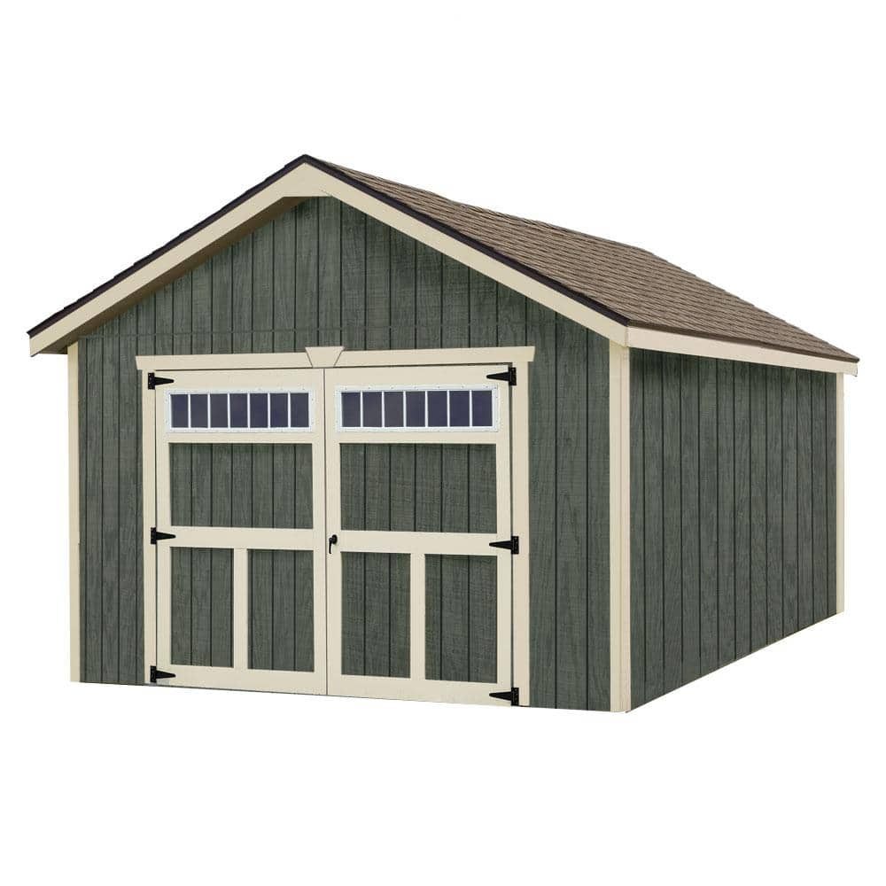 Best Barns Pre Cut Roof Trusses Wood Storage Sheds, 136.00 x 192.00 x 144.00 inches