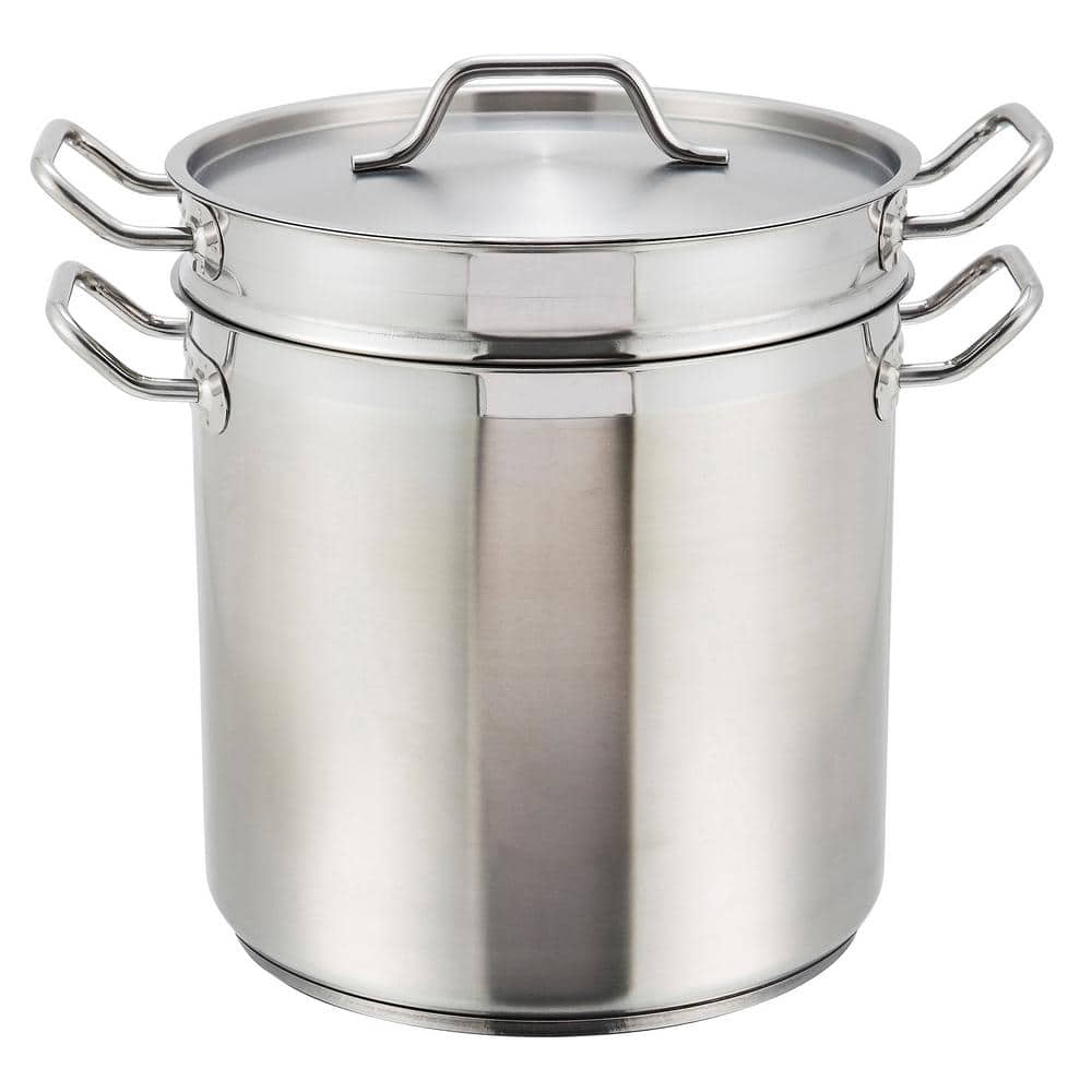 Winco Winco 8 Quarts Stainless Steel Steamer Pot
