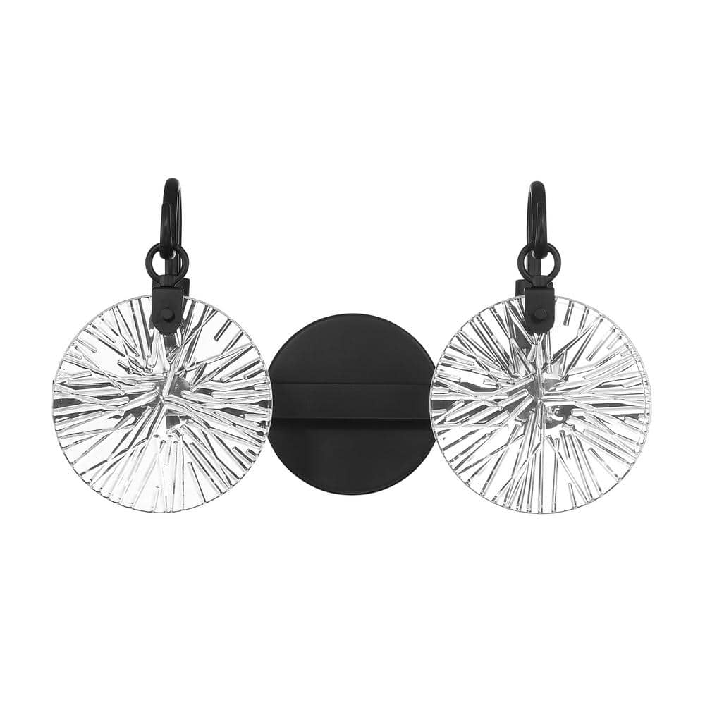 Savoy House Addison 2 - Light Vanity in  Matte Black