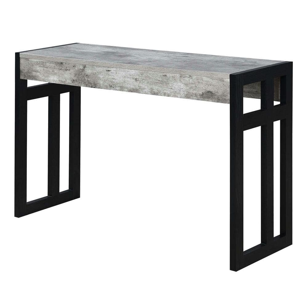 Convenience Concepts Monterey Console Table, Faux Birch/Black