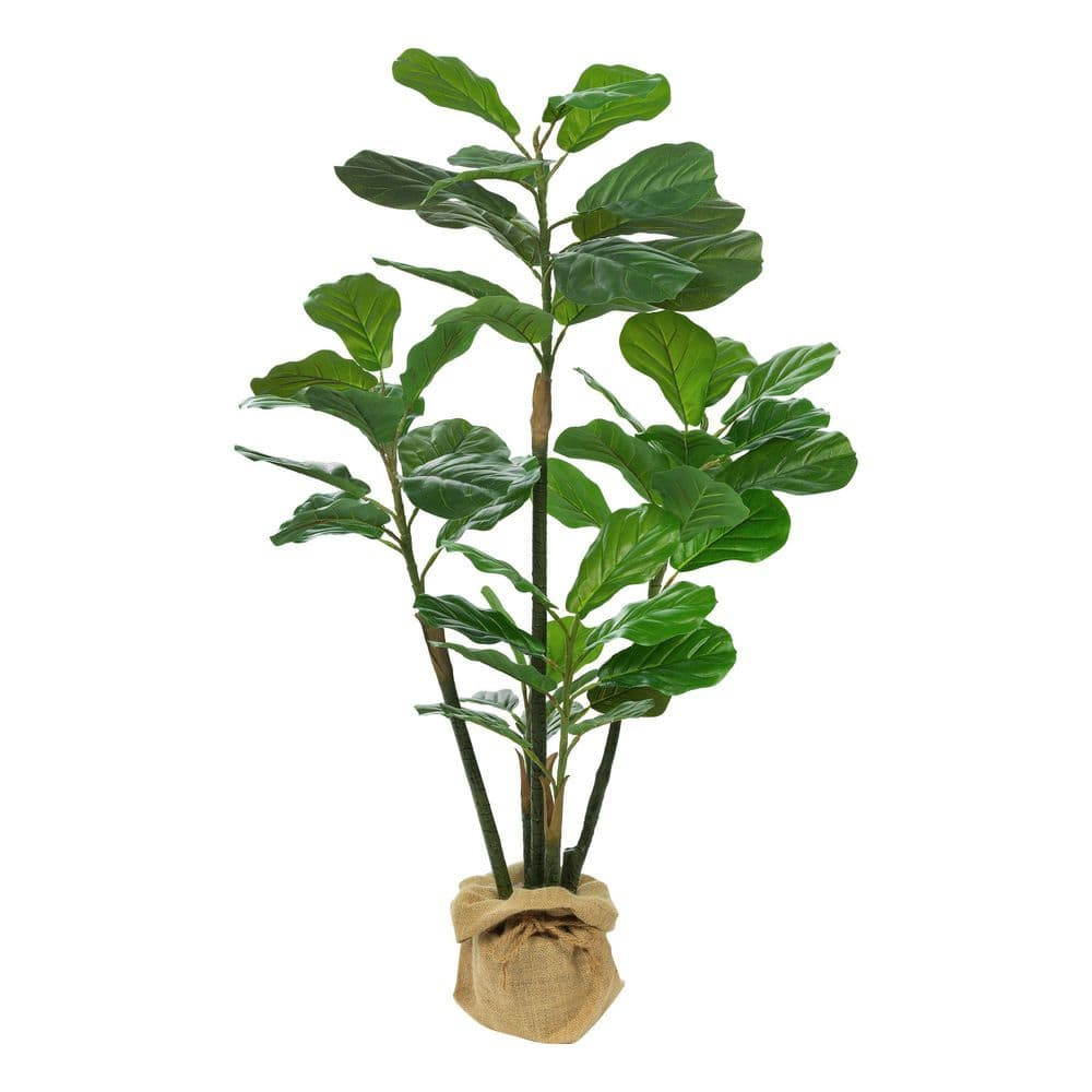Artificial Fiddle Leaf Fig Plant in Planter (Set of 2)